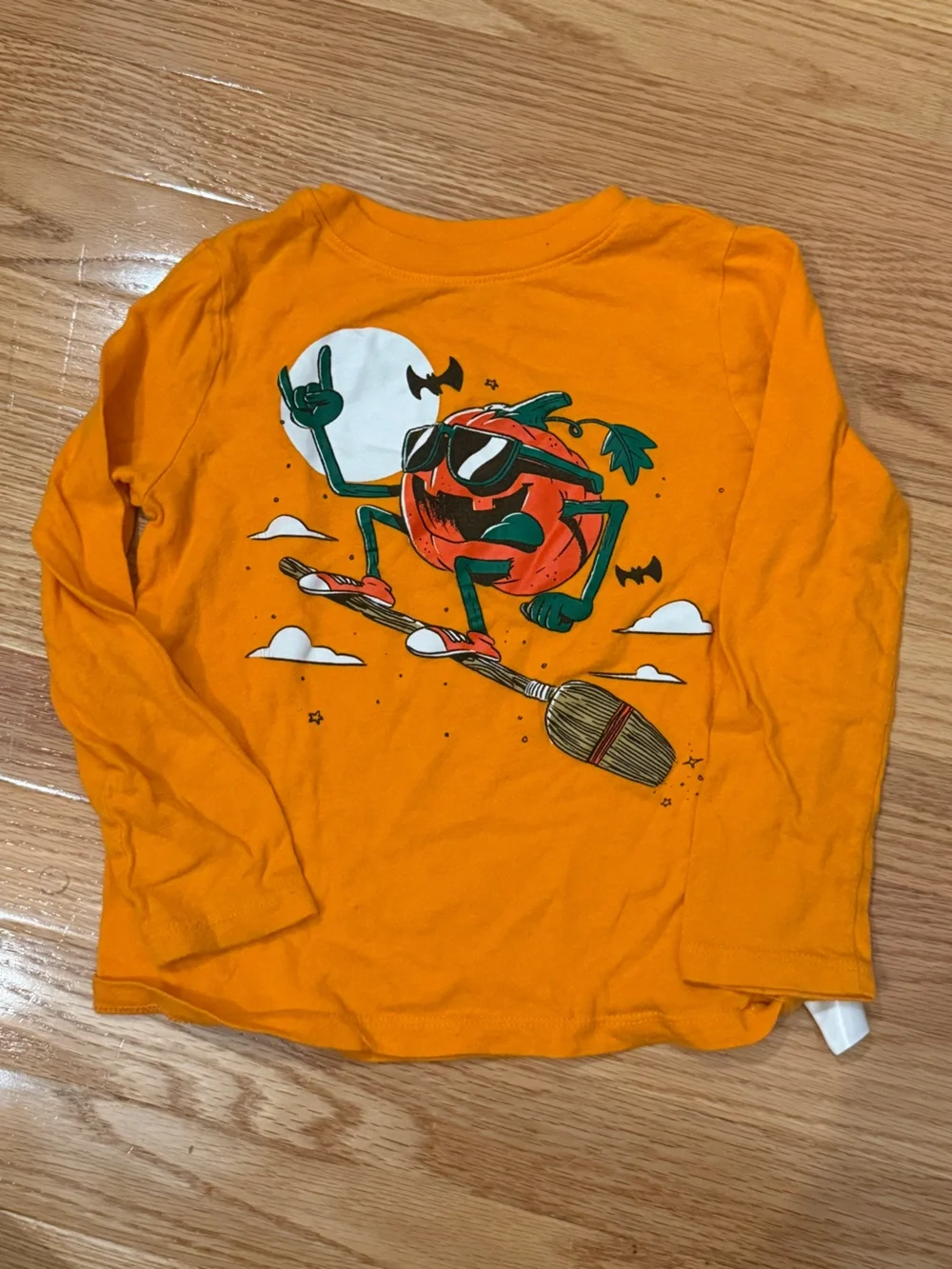 Kids Halloween Bundle - 4 Long Sleeve T-Shirts, 1 Pair Pajamas, & 1 Hat